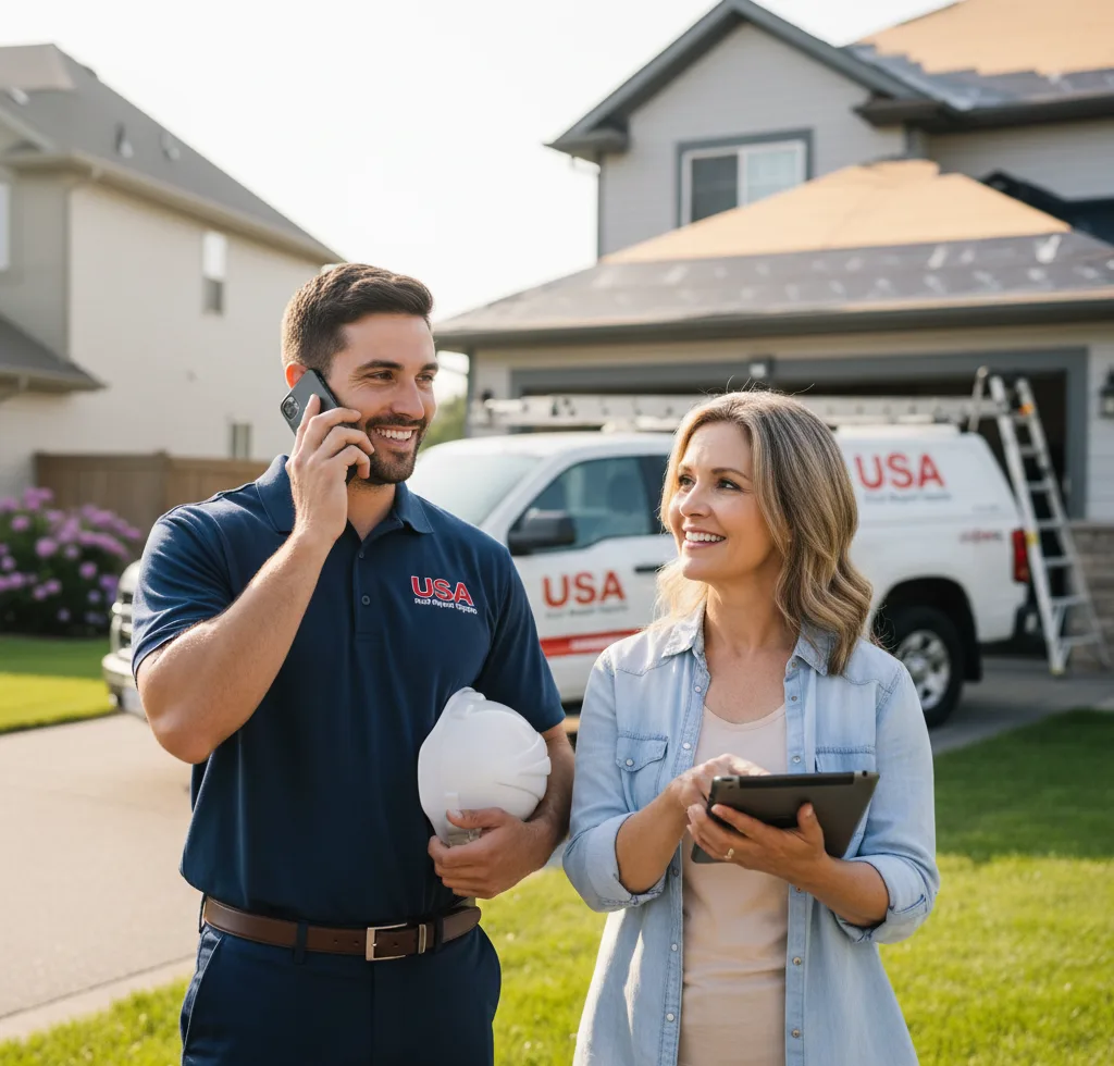 USA Roof Repair Experts customer support in China Grove